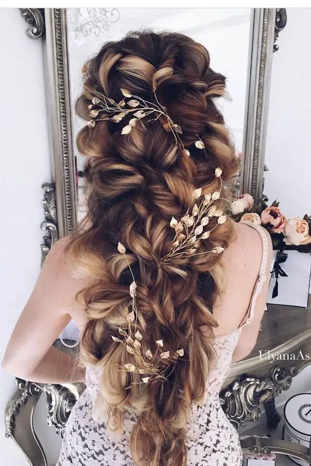 Wedding Hairstyle - via Ulyana Aster
