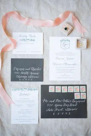 Wedding invitation suite - Elizabeth Nord Photography