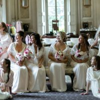 White bridesmaid dresses - David Bastianoni