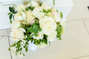 All-white weddding bouquet - Katie Whitcomb Photographers
