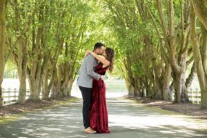 Beautiful outdoor wedding picture - LLC Heather Mayer Photographers