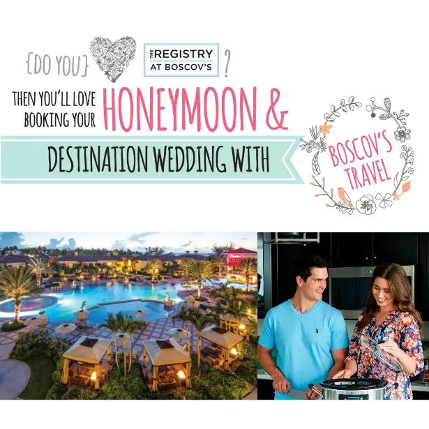 Wedding Registry & Honeymoon Planning in One Place - Boscov's