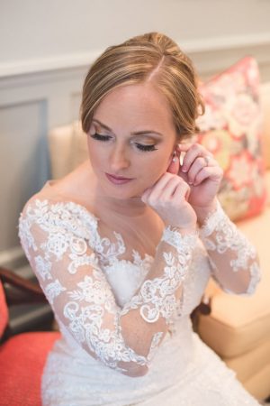 Bride getting rady photos - Corner House Photography