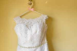 Custom wedding hanger - Katie Whitcomb Photographers