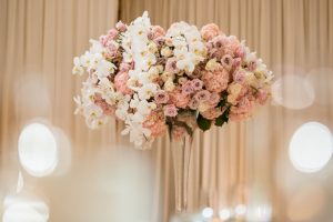 Floral wedding table centerpiece - Lin And Jirsa Photography