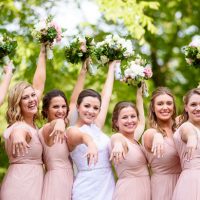 Fun bridesmaid picture - Katie Whitcomb Photographers
