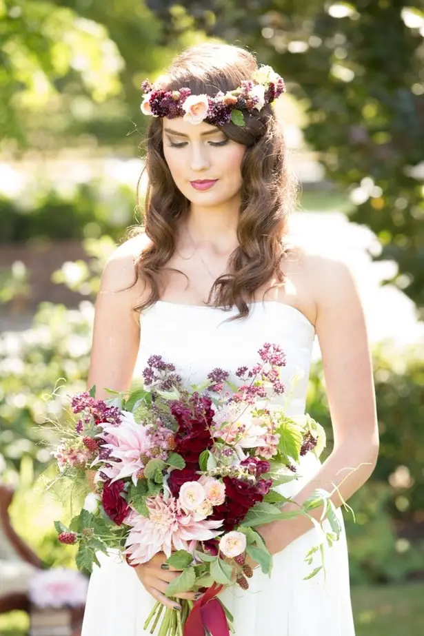 Jewel Tones Bohemian Wedding Inspiration - Belle The Magazine