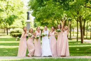 Long bridesmaid dresses - Katie Whitcomb Photographers