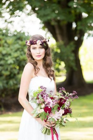 Outdoor bridal picture - LLC Heather Mayer Photographers