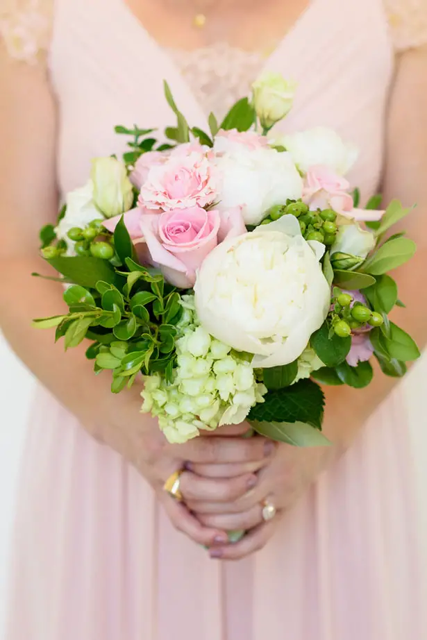 Pink bridesmaid bouquet - Katie Whitcomb Photographers