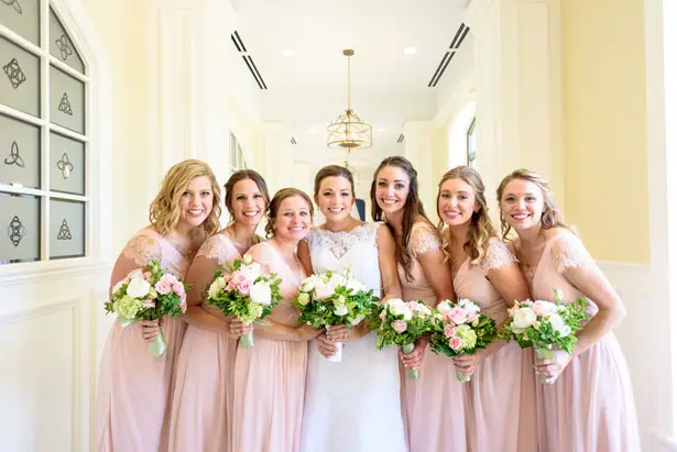 Pink bridesmaid dresses - Katie Whitcomb Photographers