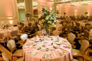 Pink wedding tablescape - Katie Whitcomb Photographers
