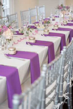Pretty wedding table-scape - Corner House Photography