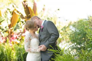 Romantic bride and groom picture - Corner House Photography