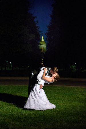 Romantic wedding picture - Katie Whitcomb Photographers