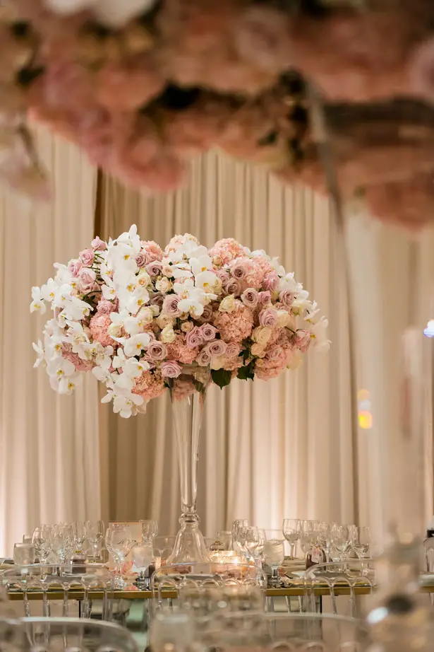 Tall wedding table centerpiece - Lin And Jirsa Photography