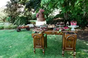 Wedding cake table - LLC Heather Mayer Photographers