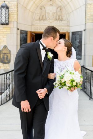 Wedding kiss - Katie Whitcomb Photographers