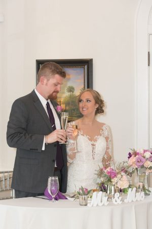 Wedding toast - Corner House Photography