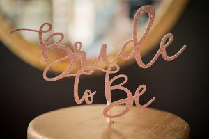 Bride to be cake topper - Cary Diaz Photography