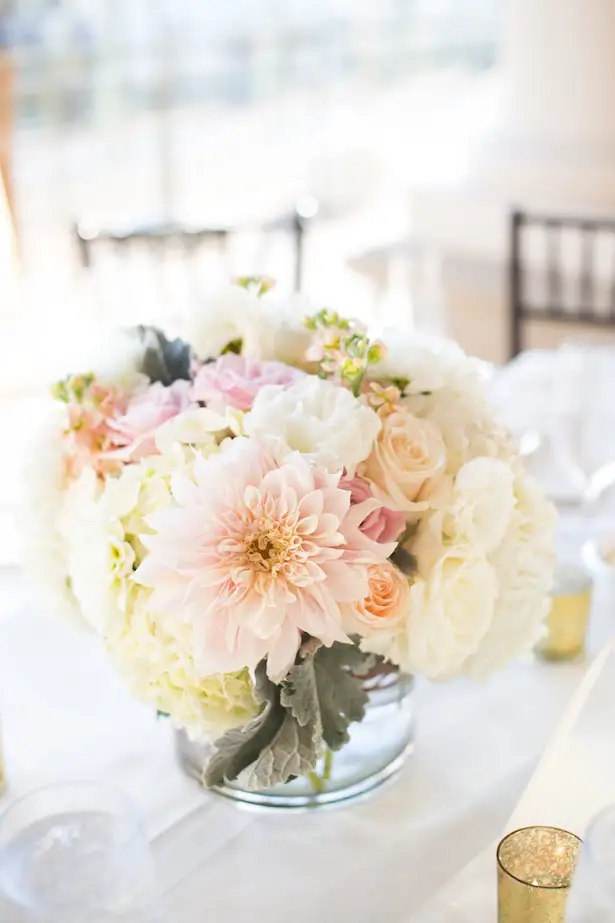 Classic Wedding Centerpiece - via Florals by Jenny