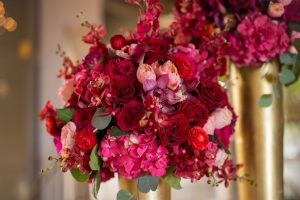 Classic bridal shower flowers - Cary Diaz Photography