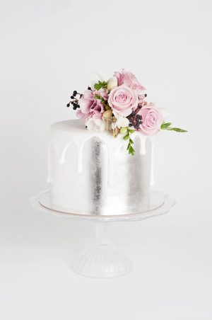 Wedding Cake Trends - Drip Cake by Cake Ink