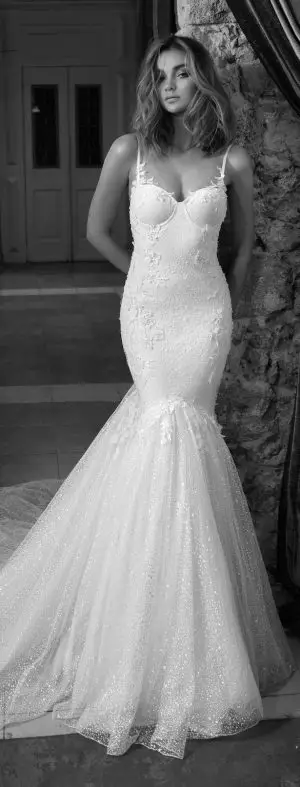 Wedding Dress by Julie Vino 2017 Romanzo Collection | Mermaid lace bridal gown