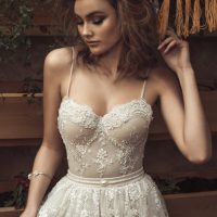 Wedding Dress by Julie Vino 2017 Romanzo Collection | Ballgown with sweetheart neckline