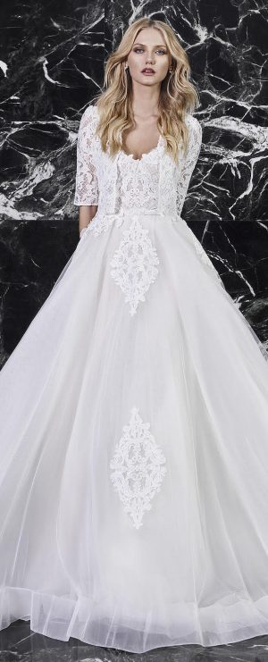 Wedding Dress by Victoria Kyriakides Bridal Spring 2018 Collection