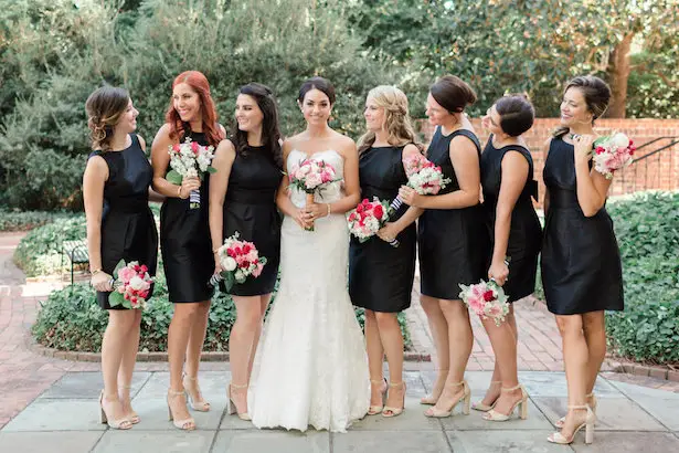 Black bridesmaid dresses - Alicia Lacey Photography
