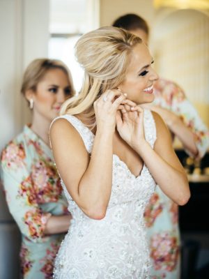 Bride getting ready- The WaldronPhotography
