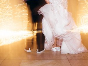 Bride and groom matching shoes - The WaldronPhotography