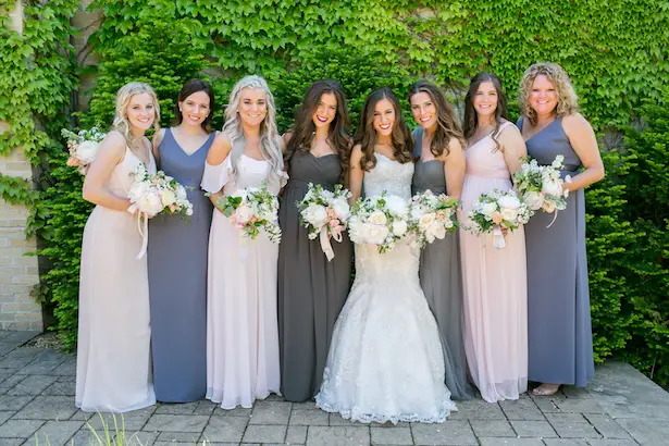 Mismatched Bridesmaid dresses - Erin Johnson Photography