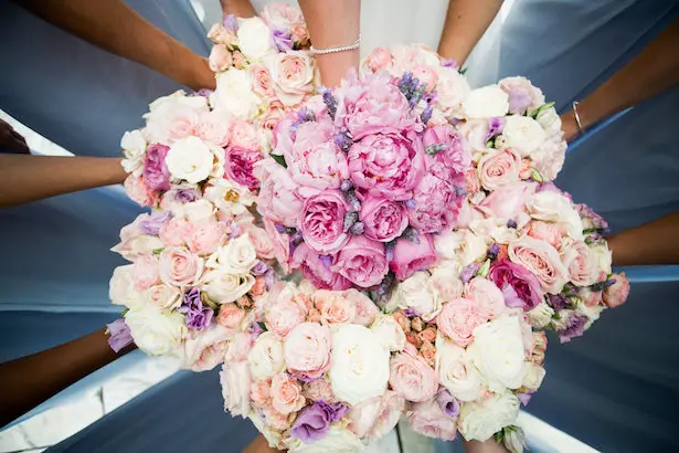 Pink wedding bouquets - Style and Story Photography