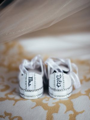Custom wedding shoes - The WaldronPhotography
