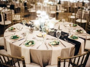 Elegant wedding table-scape - The WaldronPhotography