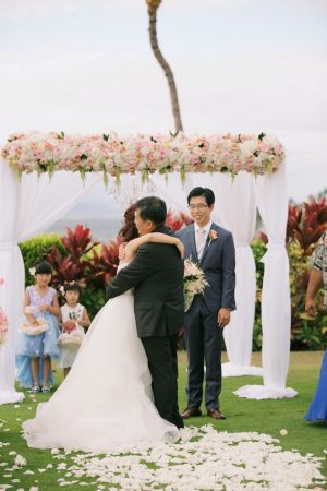Father and bride - Anna Kim Photography