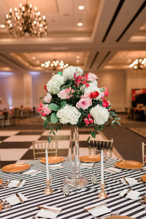 Tall wedding centerpiece - Alicia Lacey Photography