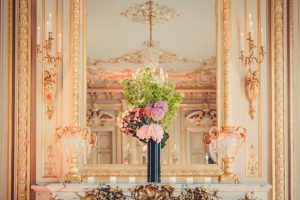 Floral wedding venue decor - Pierre Paris Photography