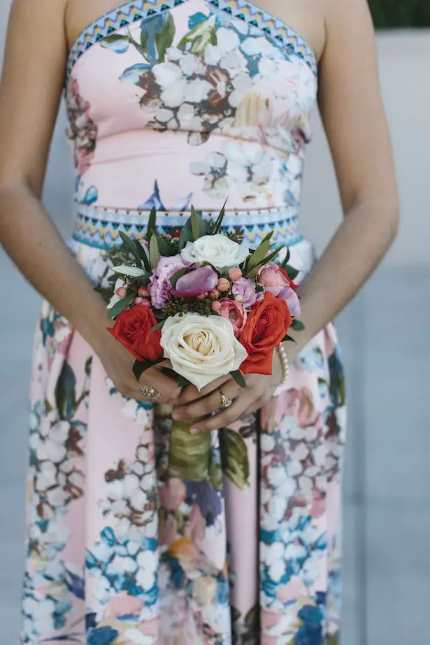 Floral Bridesmaid Dress - Photography: Rad + In Love