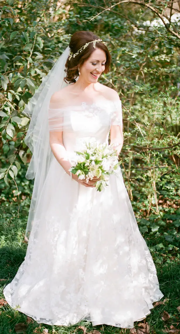 Fresh Floral-Inspired Wedding Dress