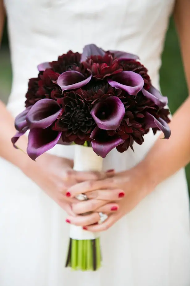 Purple wedding bouquet - Cody Raisig Photography