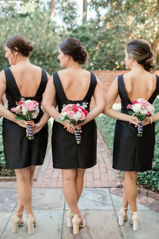 Short Black bridesmaid dresses- Alicia Lacey Photography