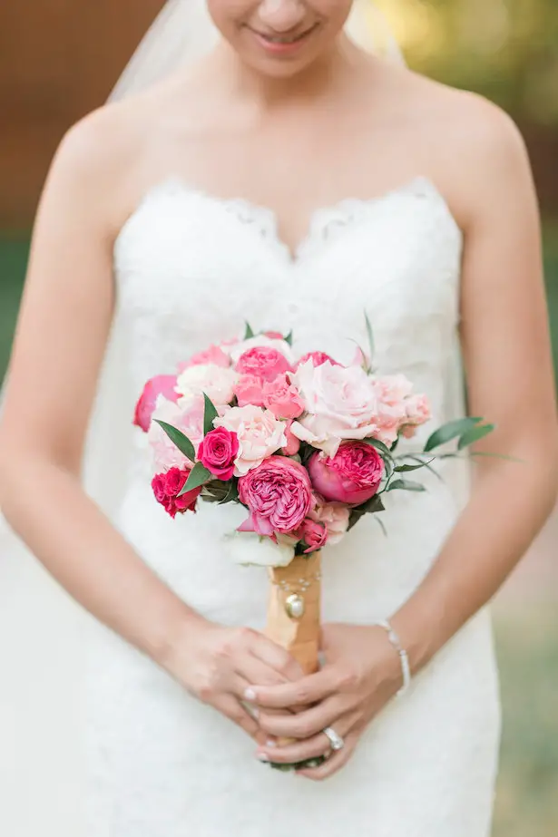 Pink wedding bouquet - Alicia Lacey Photography