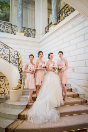 Pink bridesmaid dresses - Pierre Paris Photography