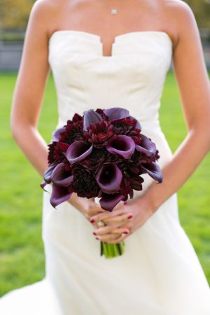 Purple wedding bouquet - Cody Raisig Photography