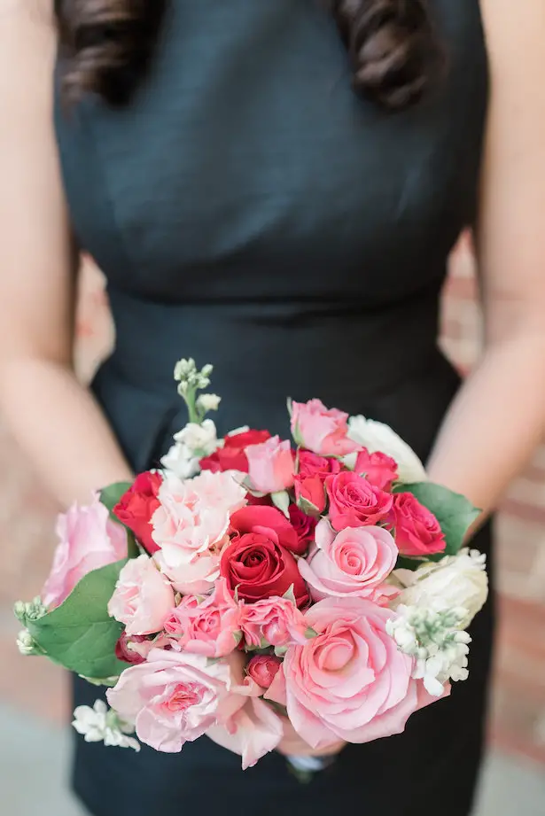 Pink bridesmaid bouquet - Alicia Lacey Photography