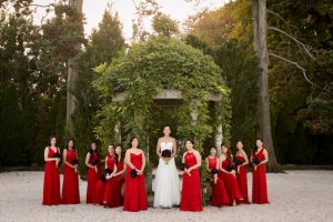 Red bridesmaid dresses - Cody Raisig Photography