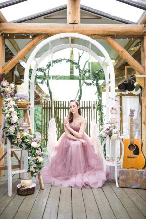Purple wedding tux - L'estelle Photography